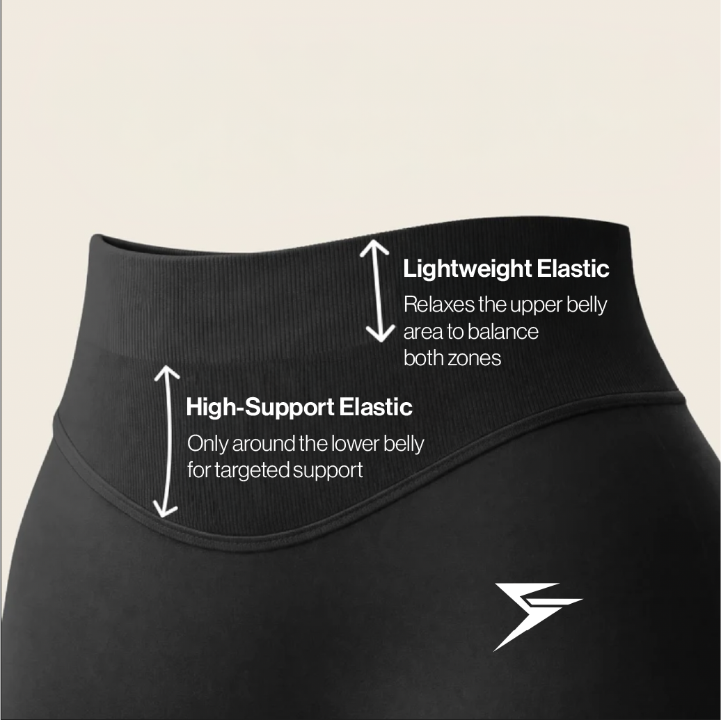 High-Waisted Tummy Control Legging – Onyx